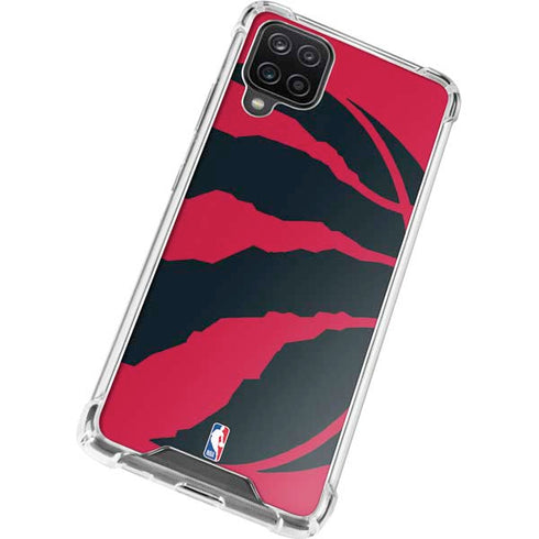 NBA Toronto Raptors Large Logo Galaxy A12 Clear Case