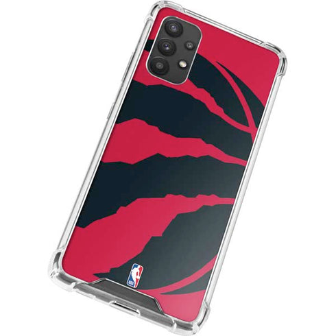 NBA Toronto Raptors Large Logo Galaxy A32 5G Clear Case