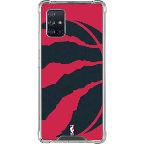 NBA Toronto Raptors Large Logo Galaxy A71 5G Clear Case