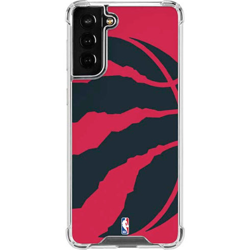 NBA Toronto Raptors Large Logo Galaxy S21 FE Clear Case