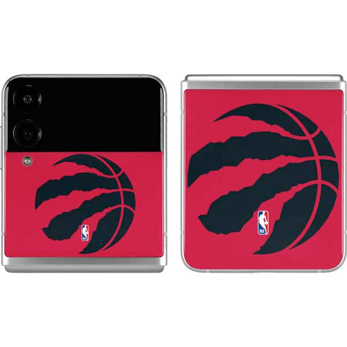 NBA Toronto Raptors Large Logo Galaxy Z Flip4 5G Skin