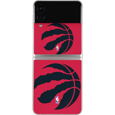 NBA Toronto Raptors Large Logo Galaxy Z Flip4 5G Skin