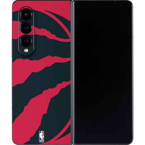 NBA Toronto Raptors Large Logo Galaxy Z Fold4 5G Skin
