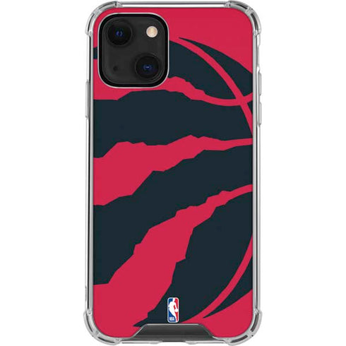 NBA Toronto Raptors Large Logo iPhone 14 Clear Case