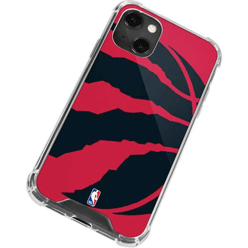 NBA Toronto Raptors Large Logo iPhone 15 Plus Clear Case