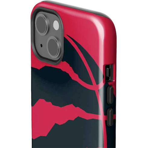 NBA Toronto Raptors Large Logo iPhone 15 Impact Case