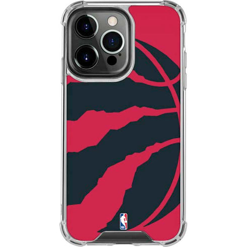 NBA Toronto Raptors Large Logo iPhone 15 Pro Clear Case