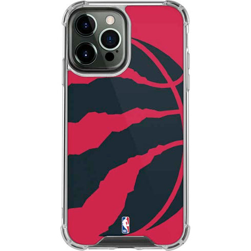 NBA Toronto Raptors Large Logo iPhone 14 Pro Max Clear Case