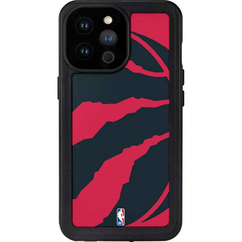 NBA Toronto Raptors Large Logo iPhone 14 Pro Max Waterproof Case