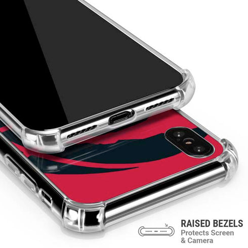 NBA Toronto Raptors Large Logo iPhone XS Max Clear Case