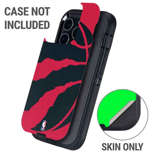 NBA Toronto Raptors Large Logo Otterbox Defender iPhone Skin