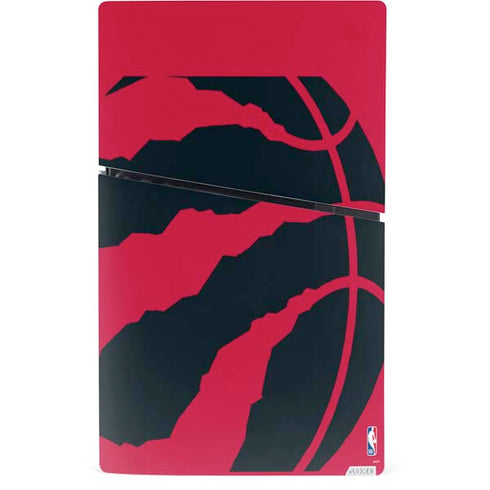 NBA Toronto Raptors Large Logo PS5 Slim Digital Edition Bundle Skin