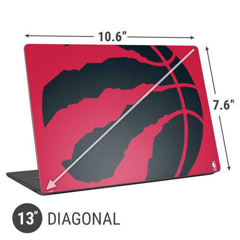 NBA Toronto Raptors Large Logo Universal Laptop 13in (10.6 x 7.6in) Skin