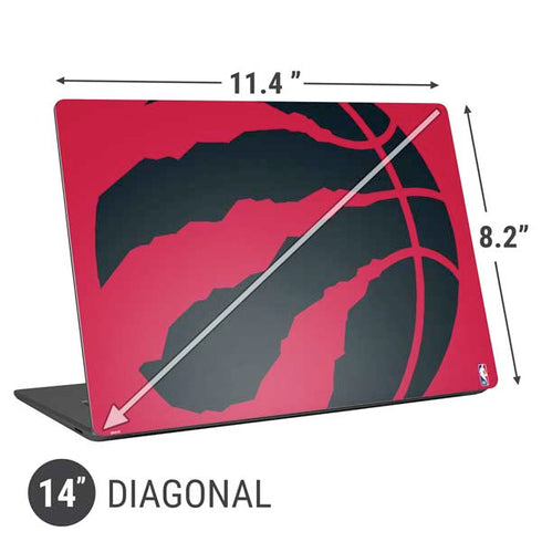 NBA Toronto Raptors Large Logo Universal Laptop 14in (11.4 x 8.2in) Skin
