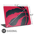 NBA Toronto Raptors Large Logo Universal Laptop 14in (11.4 x 8.2in) Skin