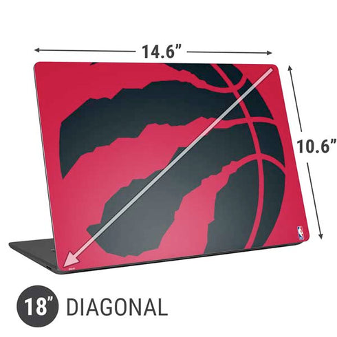 NBA Toronto Raptors Large Logo Universal Laptop 18in (14.6 x 10.6in) Skin