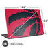 NBA Toronto Raptors Large Logo Universal Laptop 18in (14.6 x 10.6in) Skin