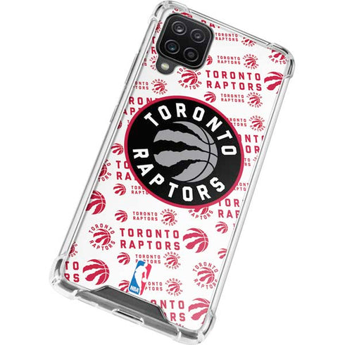 NBA Toronto Raptors Logo Blast Galaxy A12 Clear Case