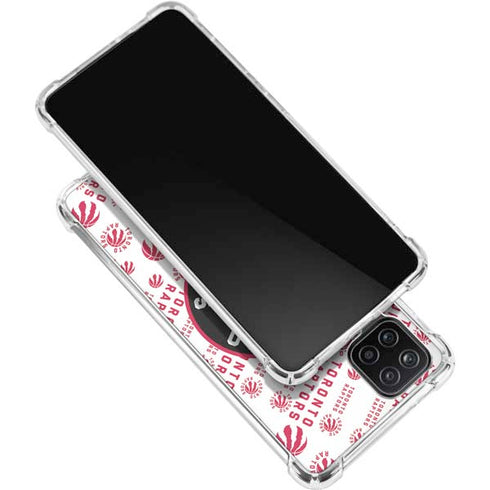 NBA Toronto Raptors Logo Blast Galaxy A12 Clear Case