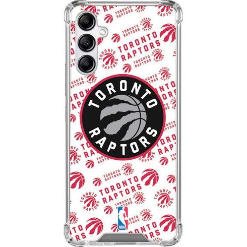 NBA Toronto Raptors Logo Blast Galaxy A14 5G Clear Case