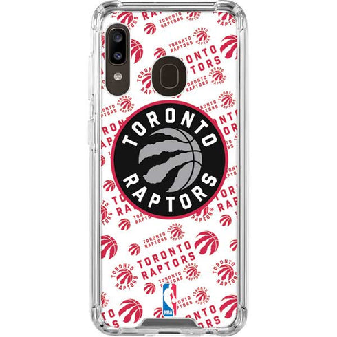 NBA Toronto Raptors Logo Blast Galaxy A30 Clear Case