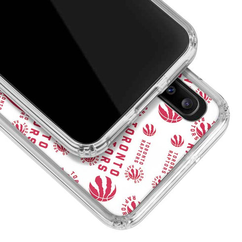 NBA Toronto Raptors Logo Blast Galaxy A30 Clear Case