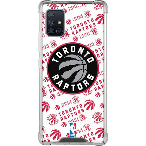 NBA Toronto Raptors Logo Blast Galaxy A51 5G Clear Case