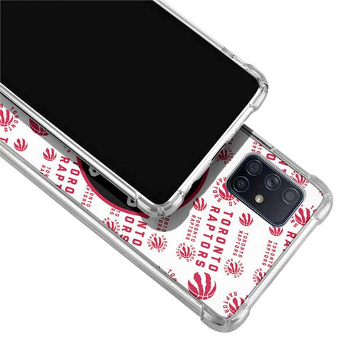 NBA Toronto Raptors Logo Blast Galaxy A51 5G Clear Case