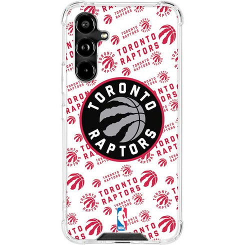 NBA Toronto Raptors Logo Blast Galaxy A54 5G Clear Case