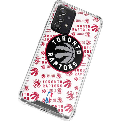 NBA Toronto Raptors Logo Blast Galaxy A72 5G Clear Case