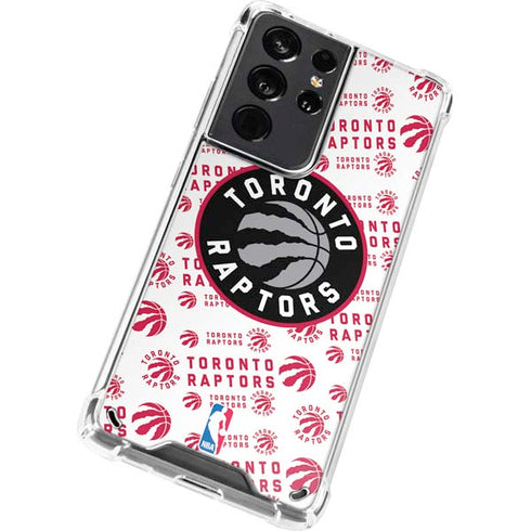 NBA Toronto Raptors Logo Blast Galaxy S21 Ultra 5G Clear Case