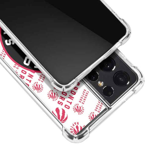 NBA Toronto Raptors Logo Blast Galaxy S21 Ultra 5G Clear Case