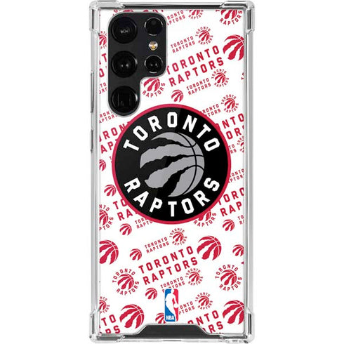 NBA Toronto Raptors Logo Blast Galaxy S22 Ultra Clear Case