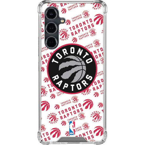 NBA Toronto Raptors Logo Blast Galaxy S23 FE Clear Case