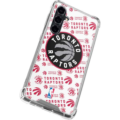 NBA Toronto Raptors Logo Blast Galaxy S23 FE Clear Case