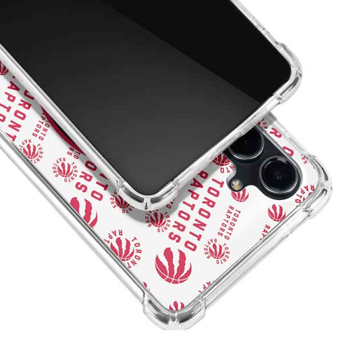 NBA Toronto Raptors Logo Blast Galaxy S23 FE Clear Case