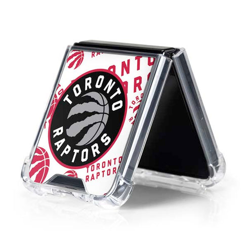 NBA Toronto Raptors Logo Blast Galaxy Z Flip5 5G Clear Case