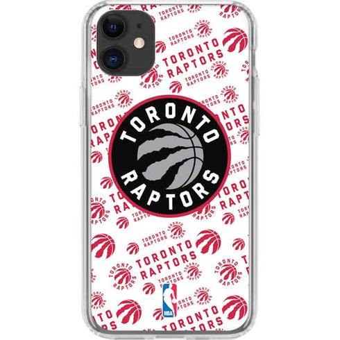 NBA Toronto Raptors Logo Blast iPhone 11 Clear Case