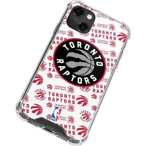 NBA Toronto Raptors Logo Blast iPhone 13 Mini Clear Case