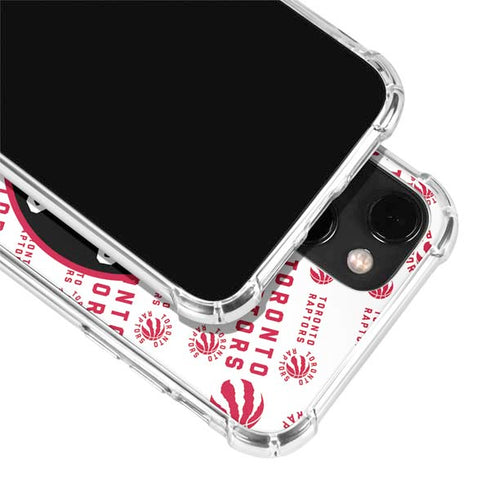 NBA Toronto Raptors Logo Blast iPhone 14 Clear Case