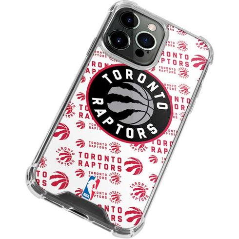 NBA Toronto Raptors Logo Blast iPhone 14 Pro Clear Case