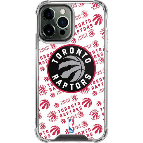 NBA Toronto Raptors Logo Blast iPhone 14 Pro Max Clear Case