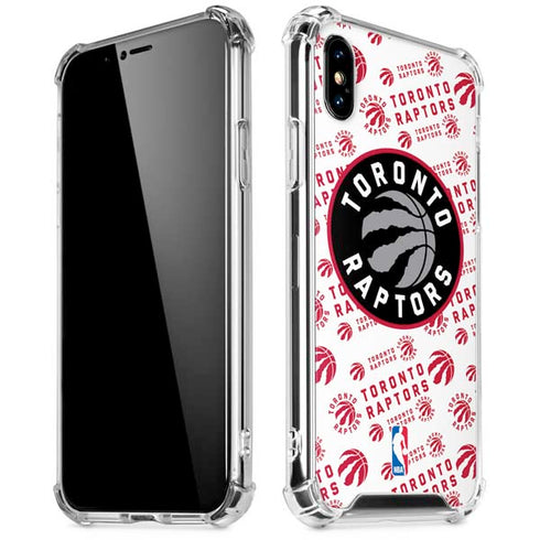 NBA Toronto Raptors Logo Blast iPhone XS Max Clear Case