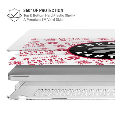 NBA Toronto Raptors Logo Blast MacBook Air 15in (2023-2025) Case plus Skin