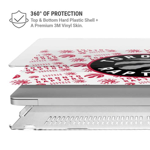 NBA Toronto Raptors Logo Blast MacBook Pro 16in (2019-20) Case plus Skin