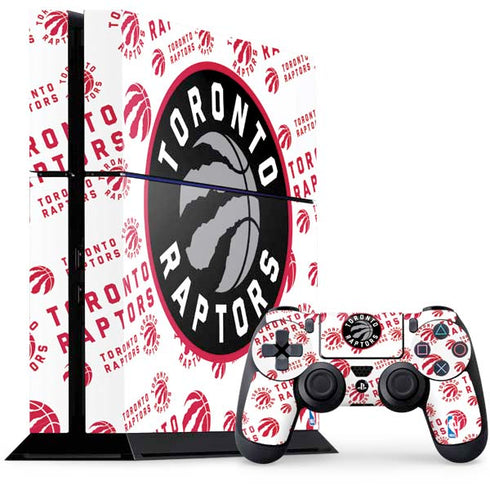 NBA Toronto Raptors Logo Blast PS4 Console and Controller Bundle Skin