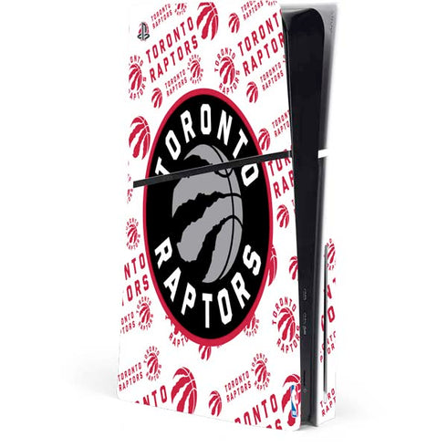 NBA Toronto Raptors Logo Blast PS5 Slim Disk Console Skin