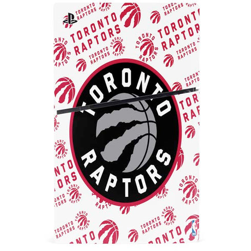 NBA Toronto Raptors Logo Blast PS5 Slim Disk Console Skin