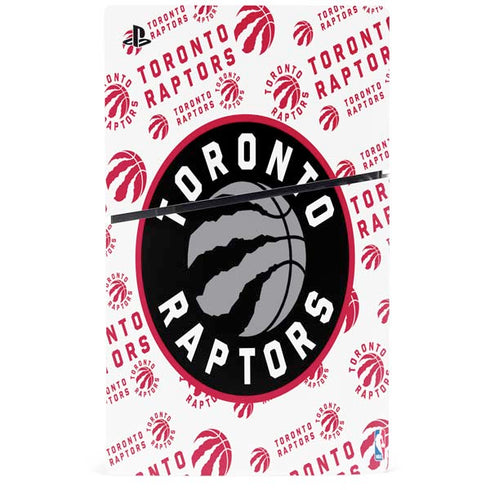 NBA Toronto Raptors Logo Blast PS5 Slim Digital Edition Bundle Skin