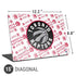 NBA Toronto Raptors Logo Blast Universal Laptop 15in (12.2 x 8.8in) Skin